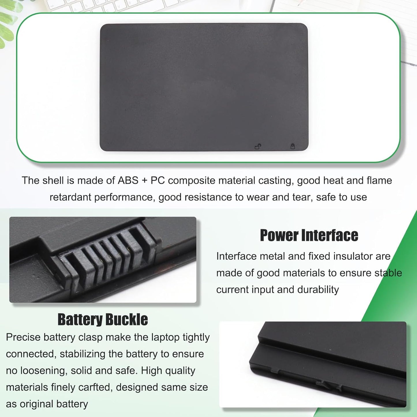 HSTNN-OB80 Laptop Battery Replacement for HP Mini 1000 1002XX 1001TU 1001XX 1008TU 1001 Series Notebook 493529-371 504610-001 FZ441AA FZ441AA UUF HSTNN-XB80 11.1V 26Wh