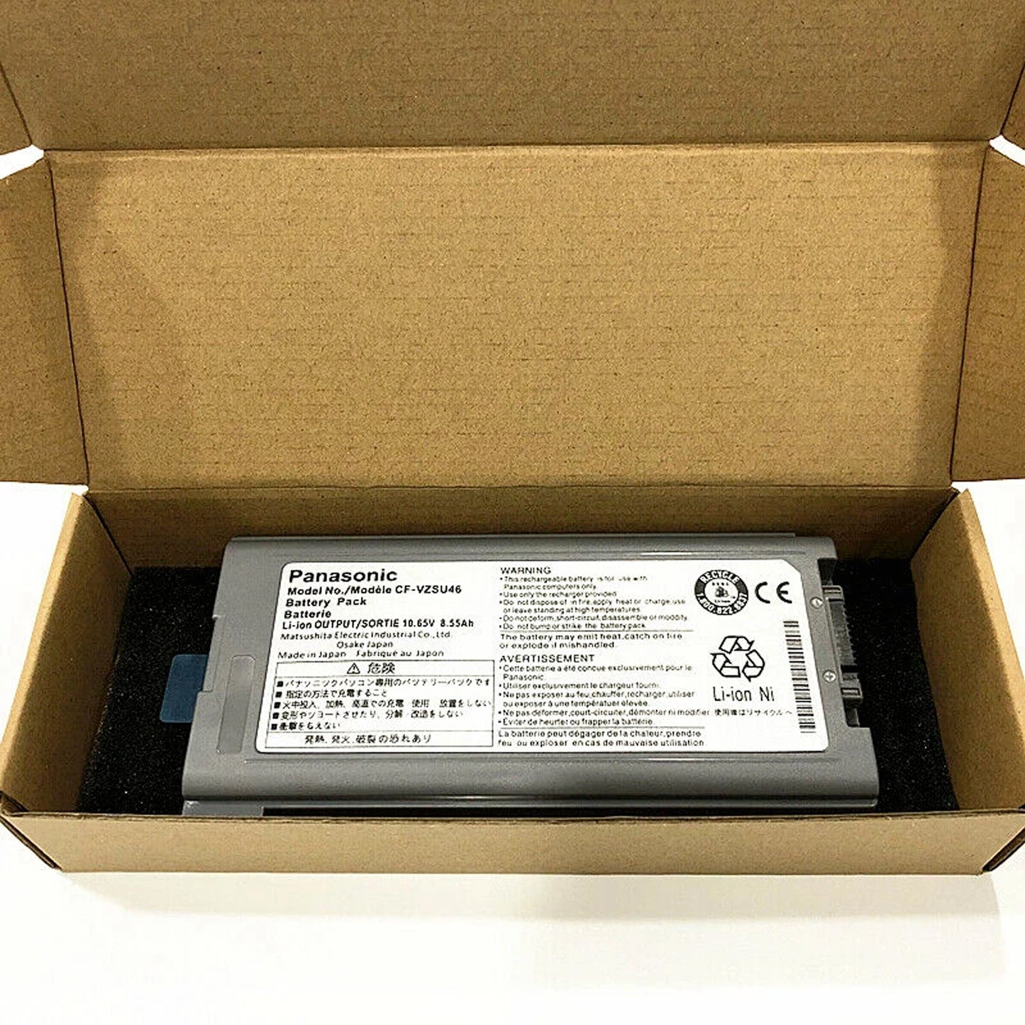 Original Panasonic Toughbook CF-30 Replacement Battery - Also Fits CF-31, CF-52, CF-53 Models