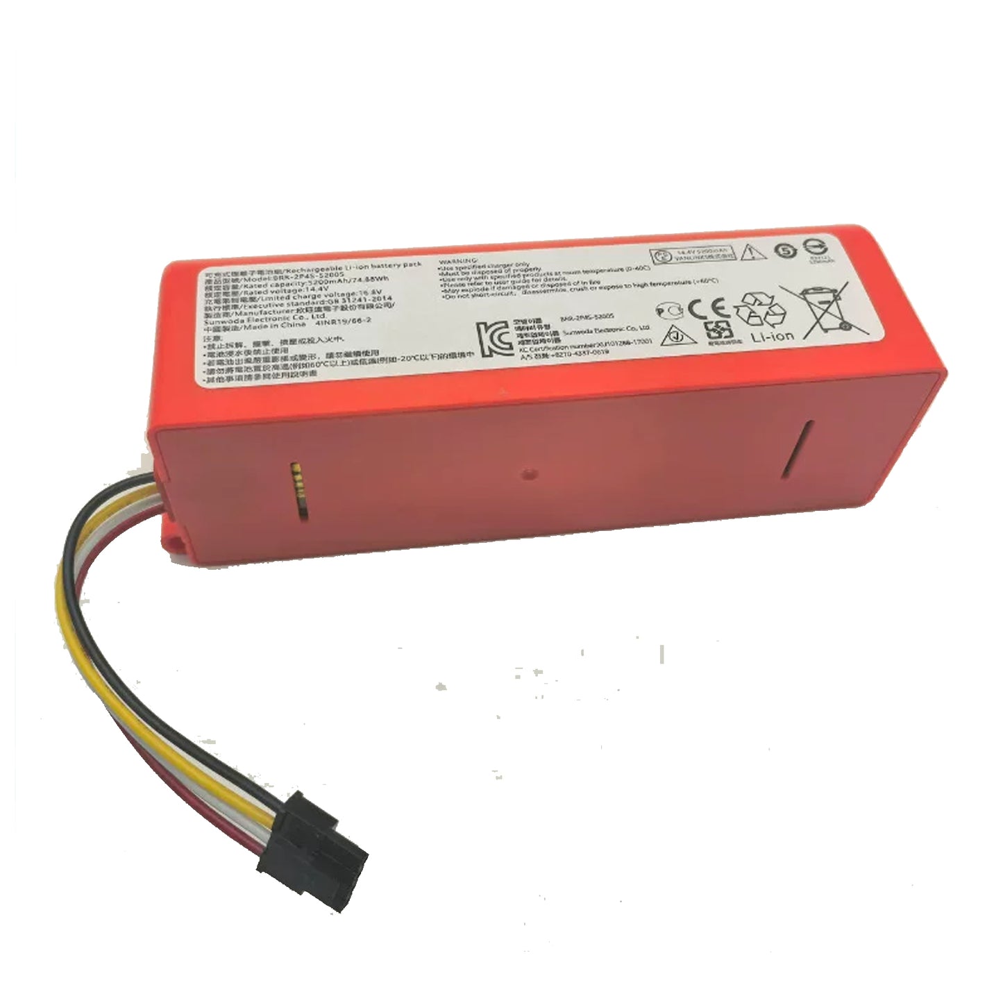 Genuine Replacement Battery for Roborock T4 T6 T7 S7 S8 Series Robot Vacuum Cleaners