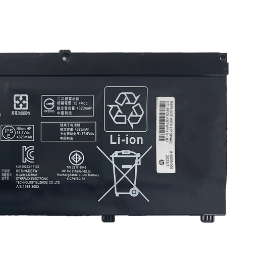 HP SR04XL 15.4V 70.07Wh Notebook Battery For HP Pavilion Power 15-CB000 ,Gaming 15-CX000 , OMEN 15-CE000 ,15-DC0000 ,17-CB0000