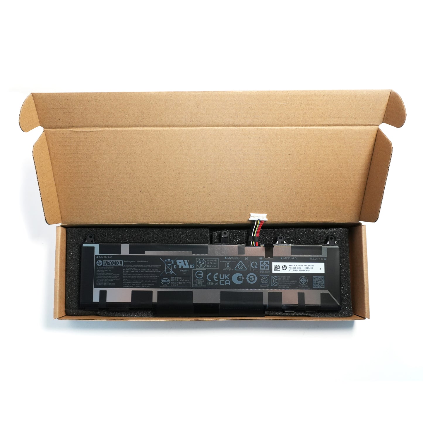 HP EliteBook 840 G9 Battery Replacement - Genuine WP03XL (M73466-005) 51.3Wh | Official HP Part