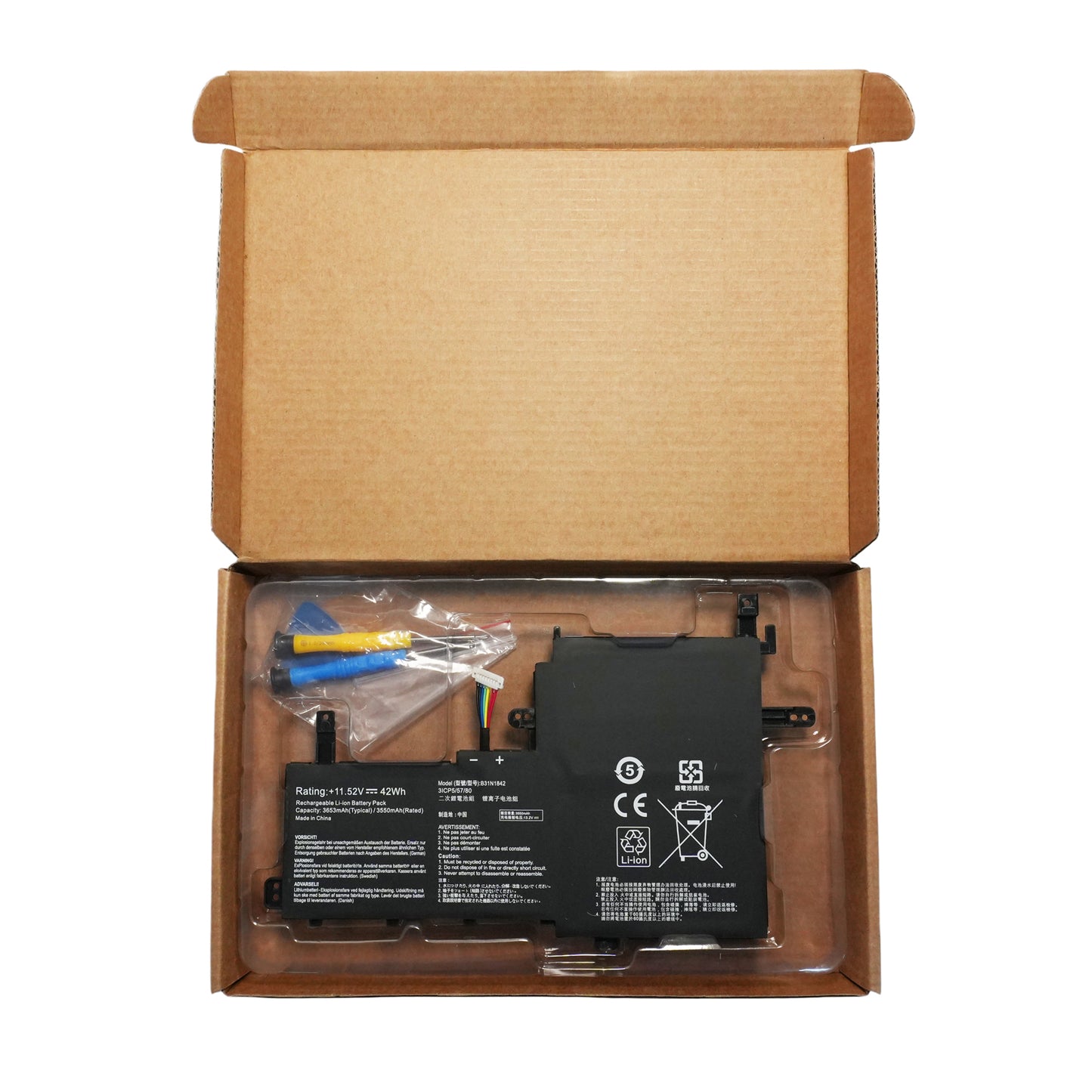 Genuine ASUS B31N1842 VivoBook Battery | Original OEM Part for K531, S15 S531, X531, M513 Models