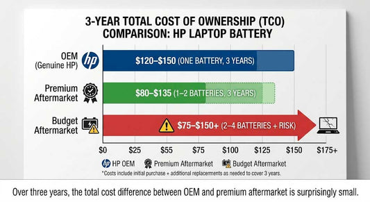 OEM vs. Aftermarket HP Batteries: What the Specs Don't Tell You