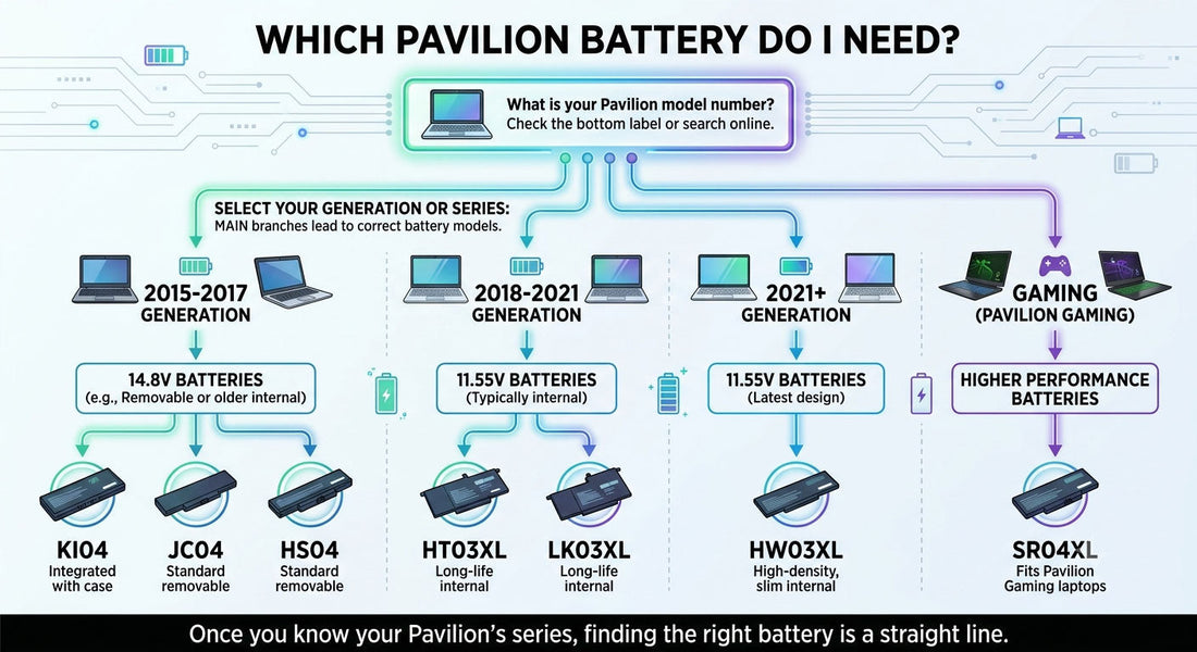 HP Pavilion Battery Replacement: Find the Right Battery for Every Model