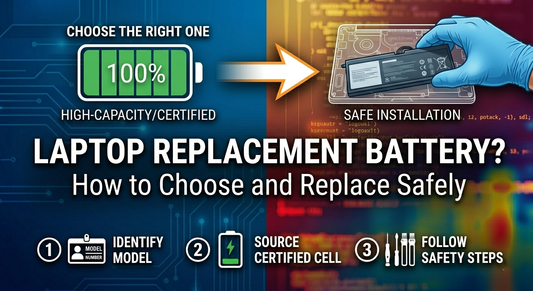 Laptop Replacement Battery: How to Choose and Replace Your Battery Safely