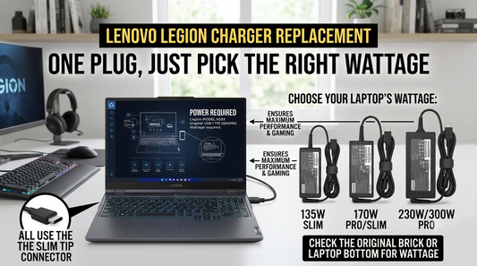 Lenovo Legion Charger Replacement: One Plug, Just Pick the Right Wattage