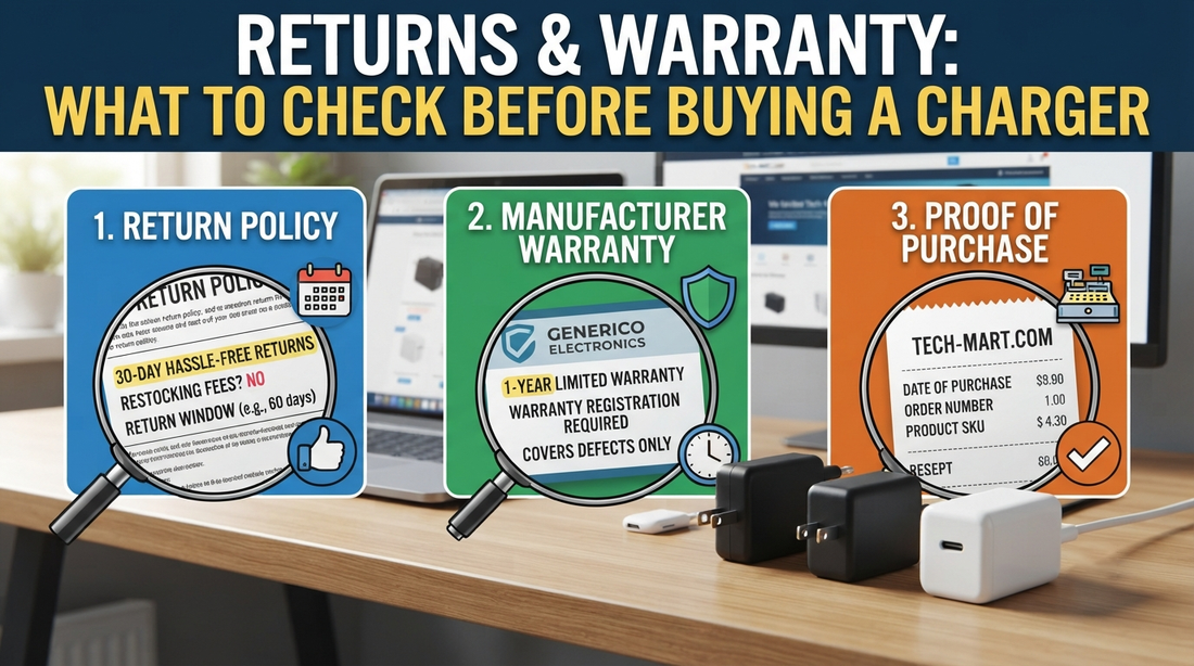 Returns & Warranty: What to Check Before You Buy a Replacement Charger