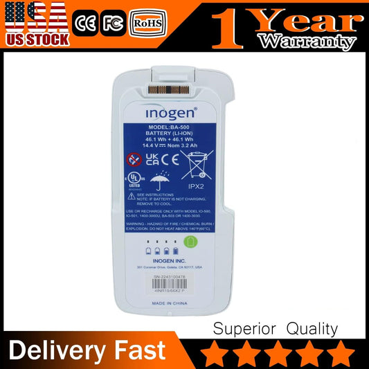 Genuine BA-500 Compatible Battery for Inogen & OxyGo FIT Portable Oxygen Concentrators | 14.4V Li-ion