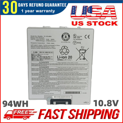 New FZ-VZSU88U 94Wh Battery for Panasonic Toughpad FZ-G1 Rugged Tablet
