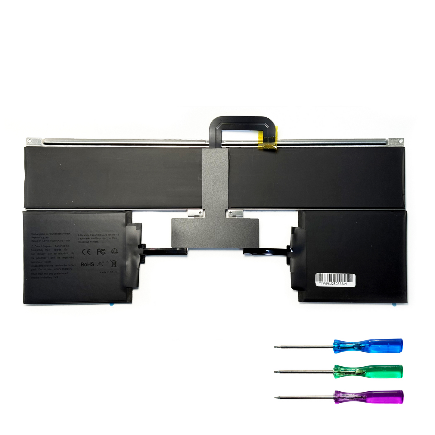 A3240 53.8Wh Battery for Apple MacBook Air 13" M4 2025 Model A2980 Replacement