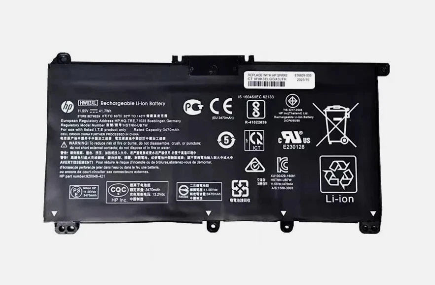 Genuine Original HW03XL Battery for HP Pavilion 15-EG 17-CN 17-CP HSTNN-IB90 L97300-005