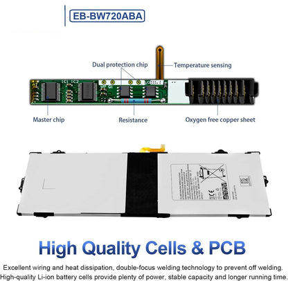 EB-BW720ABA Battery for Samsung Chromebook Plus V2, Chromebook 4/4+, & Galaxy Book 12