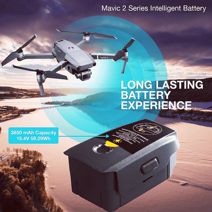 Genuine Intelligent Replacement Battery for DJI Mavic 2 Series - 15.4V 3850mAh
