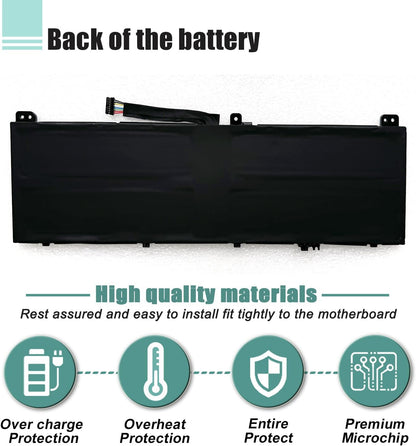 L22M4PA1 Laptop Battery Replacement for Lenovo Yoga 7 14ARP8 14IML9 14IRL8 16IRL8 16ARP8 Series L22D4PA1 SB11N46027 5B11N45944 5B11K38963 L22C4PA1