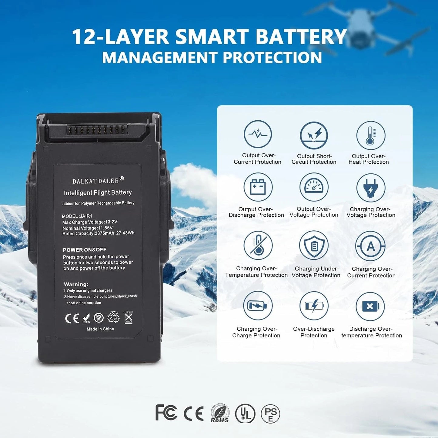 Mavic Air Battery for DJI Intelligent Flight Battery Compatible with DJI Mavic