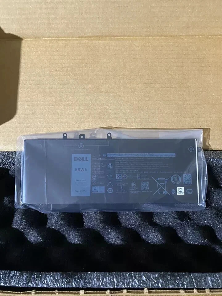 DELL GJKNX 7.6V 68Wh 4-Cell Notebook Battery For DELL Latitude 5280 5290 5480 5490 5491 5495 5580 5590 5591, Precision 3520 Precision 3530 Laptop , Alternant Part Number: 5YHR4 451-BBZG 93FTF 3DDDG