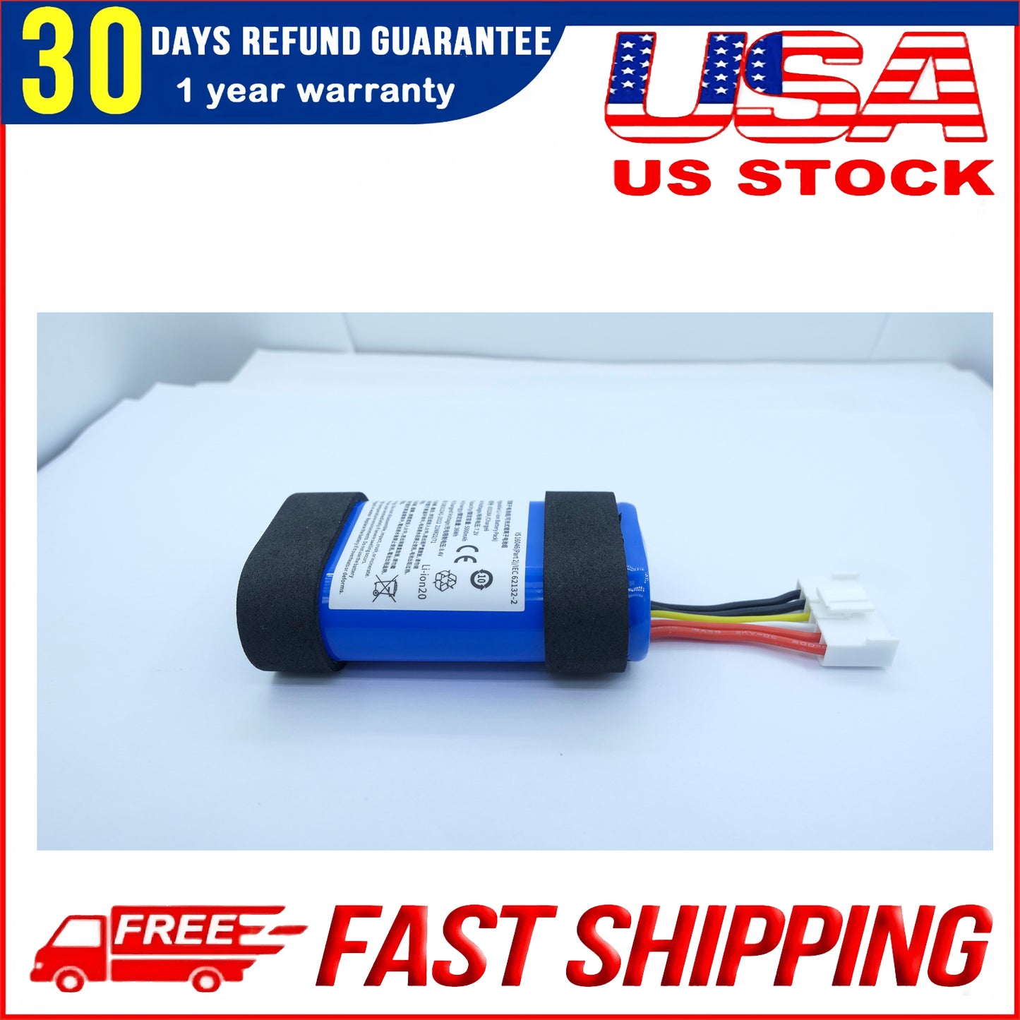 Replacement Battery for JBL Charge 6 I0328A Wireless Bluetooth Speaker Reliable