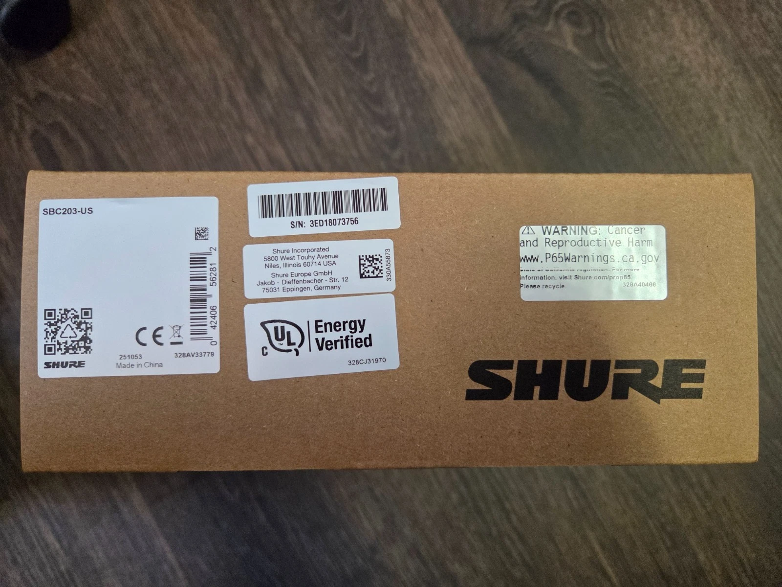 Shure SBC203-US Dual Docking Station for SLXD Transmitters & SB903 Batteries