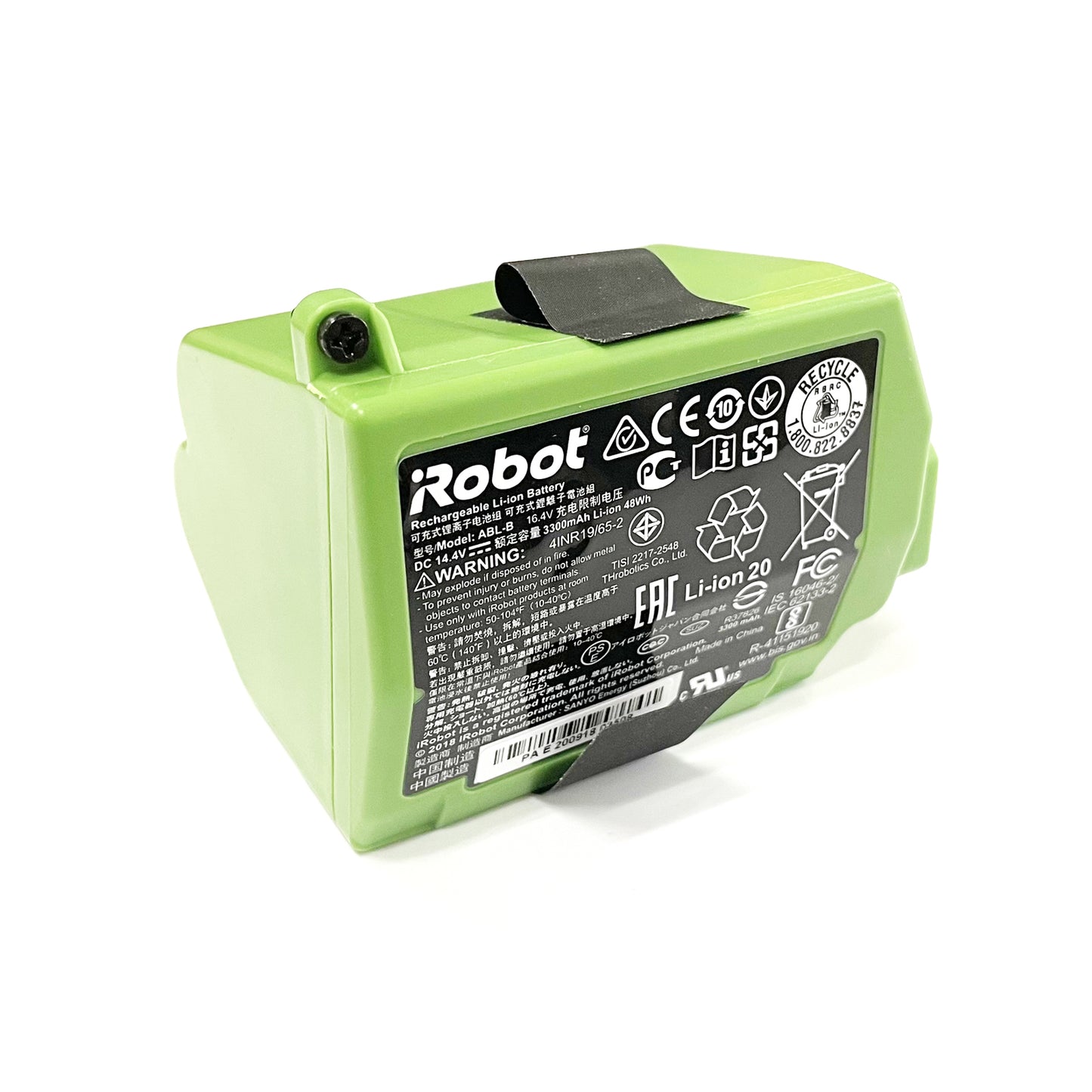 New ABL-B Battery IRobot Robot Roomba S9 S9+ 4INR19/65-2 14.4V 48WH 3300MAh