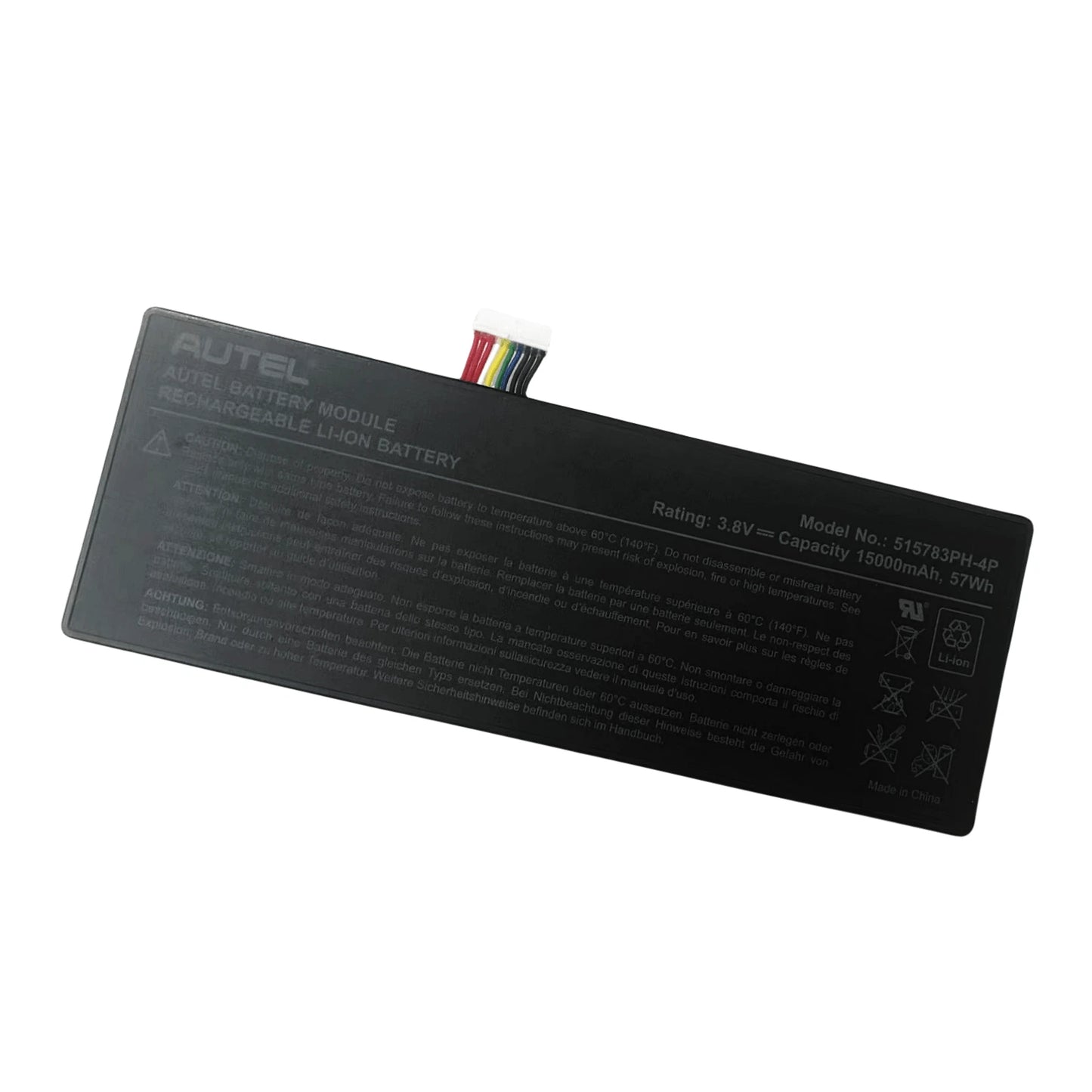 515783-4P 515783PH-4P Battery for AUTEL MaxiCOM MK908P MK908 Pro Scanner Replacement