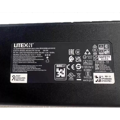 Genuine LITEON PA-1331-68 330W Charger for 2025 Gigabyte Gaming Laptop