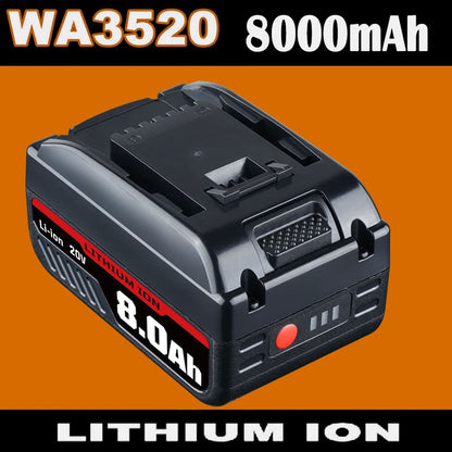 2PCS 20V Battery MAX Extend Lithium 20 Volt WA3520 WA3525 WA3575 WG155 For WORX