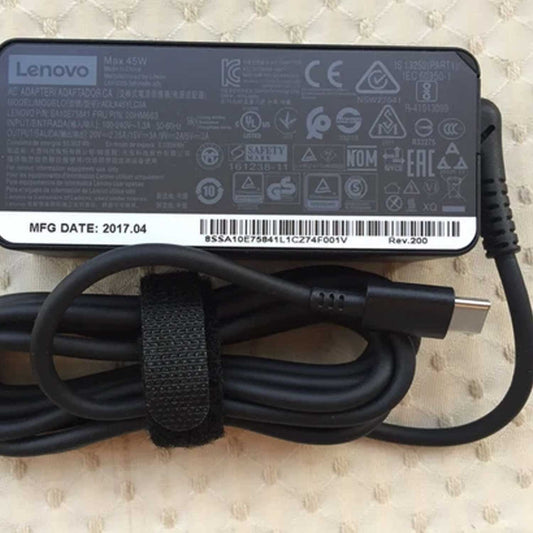 Lenovo ThinkPad 45W USB-C Charger ADLX45YLC3A for ThinkPad T470 20JM0009US