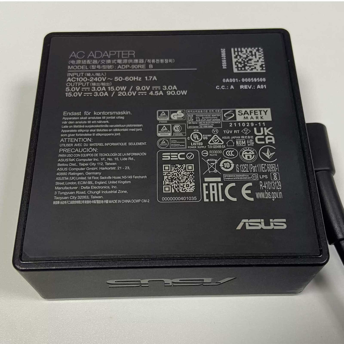 ASUS ADP-90RE B 90W USB-C Charger for Zenbook 14X OLED UX5400ZB-DB74T