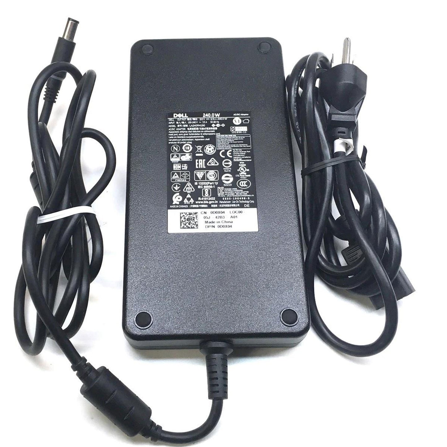 Original Dell LA240PM190 0D0X04 240W Laptop Charger  Adapter for Alienware Gaming Laptops