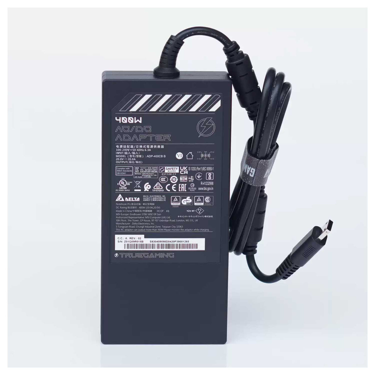 Delta 400W AC Adapter Charger for MSI Titan 18 HX A14VIG-288US ADP-400CB B