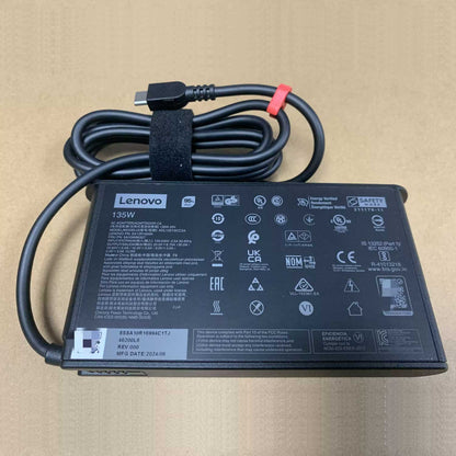 Lenovo ADL135YSCC3A 135W USB-C AC Adapter Charger – SA10R16994, FRU 5A10W86327