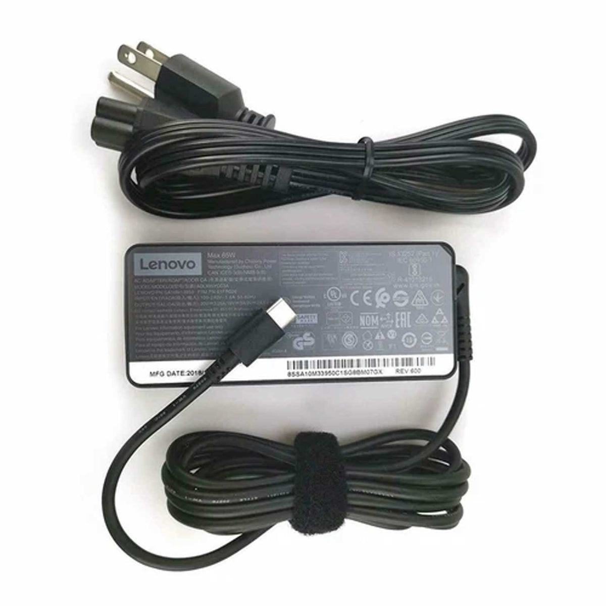 Lenovo 65W USB-C Charger for ThinkPad P52s 20LB – ADLX65YCC3A