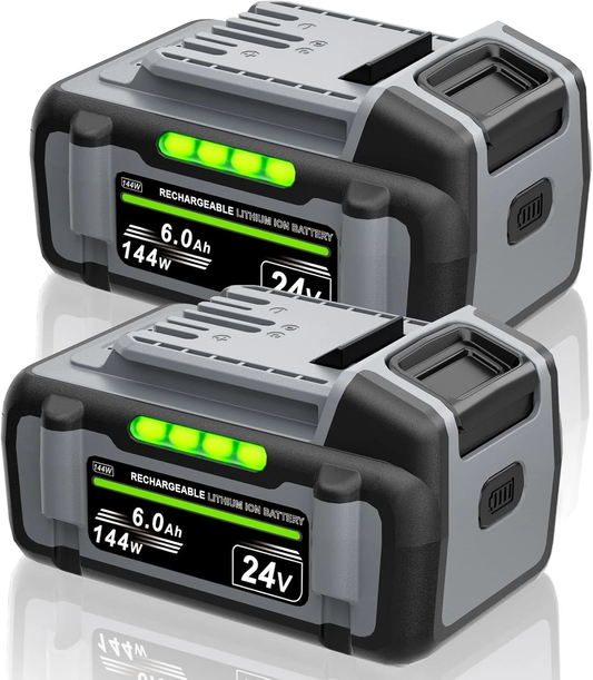 24V 6.0Ah 2PCS Batteries for FLEX 24 Volt Lithium-Ion Battery FX0111 FX0321