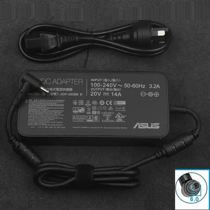 Genuine ASUS ADP-280BB B  Replacement Charger for ASUS ROG Strix G16 G614FH-OS94 & G614FM-WS94