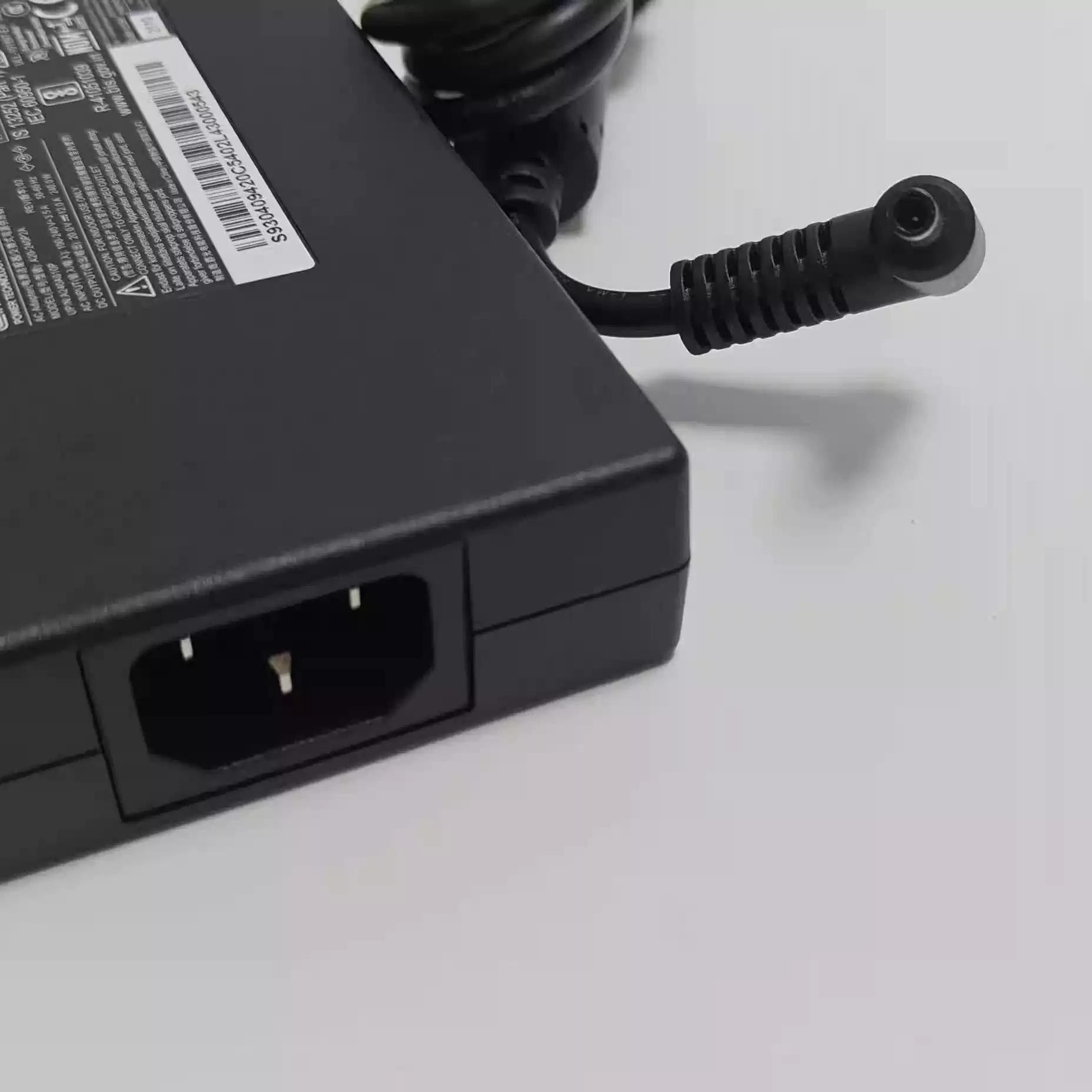 Genuine Chicony A20-240P2A 240W Charger for MSI Pulse GL66 12UGKV-464 Gaming Laptop