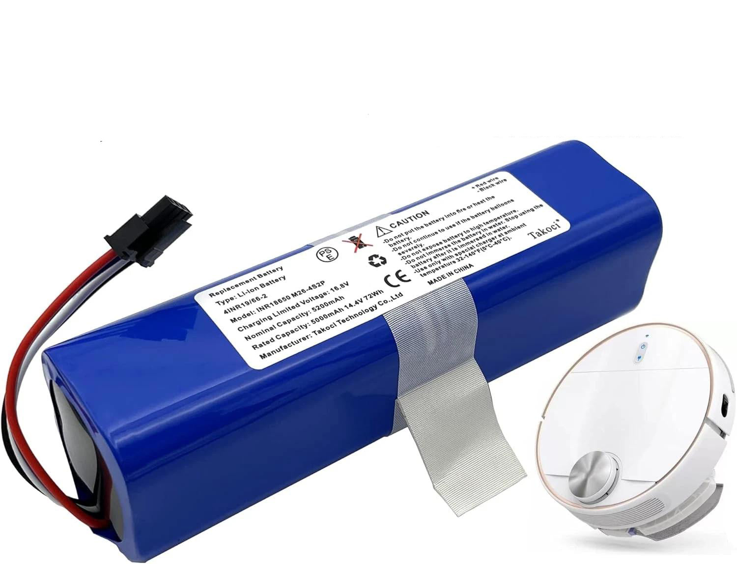 INR18650 M26-4S2P Replacement Battery for Eufy RoboVac L70 Hybrid T2190/T2190G21 Robot Vacuum