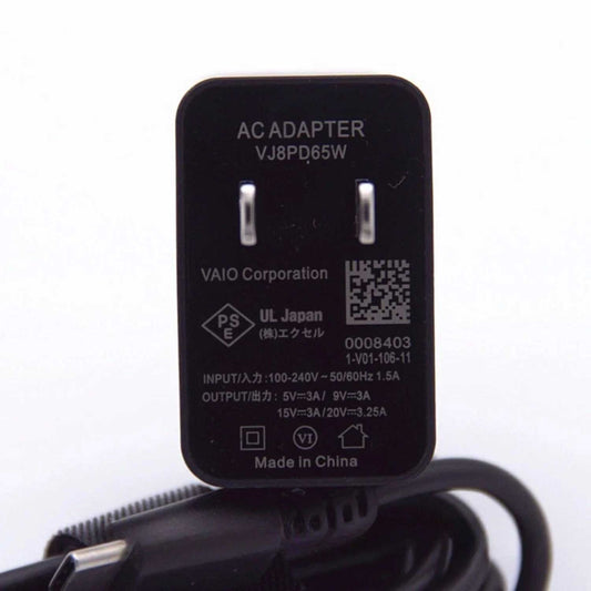 New Original Vaio VJ8PD65W 65W USB-C Laptop Charger Adapter