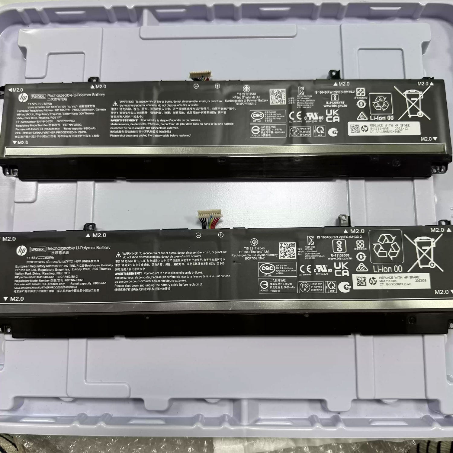 New Genuine WK06XL HSTNN-OB21 battery For HP Omen 16-B 16-C 17-CK Series