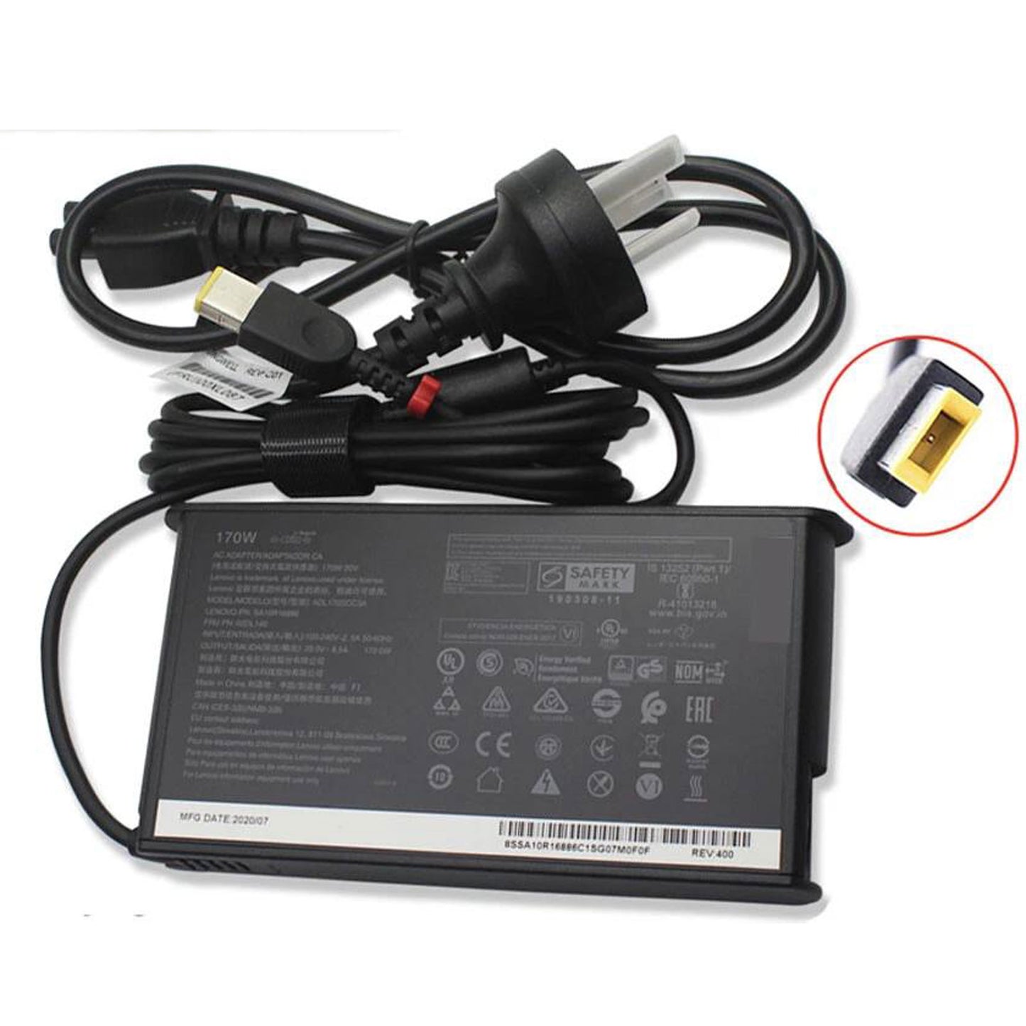 AC Adapter Charger for Lenovo Legion Y7000P-1060 & Y7000 Gaming Laptop with Power Cord