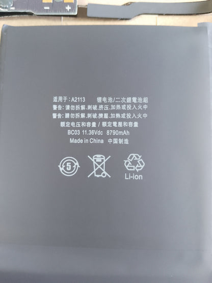 Genuine A2113 A2141 Laptop Battery for MacBook Pro Retina 16" inch Model A2141 2019 2020 Year EMC 3347 BTO/CTO MVVL2 MVVL2LL/A MVVM2 MVVM2LL/A MVVJ2 MVVJ2LL/A MVVK2 MVVK2LL/A 11.36V 99.8Wh 8790mAh with Tools