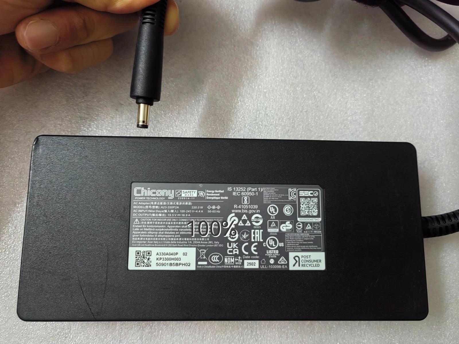 Genuine Chicony A23-330P2A 330W Charger for Acer Predator Helios Neo 16 AI PHN16-73
