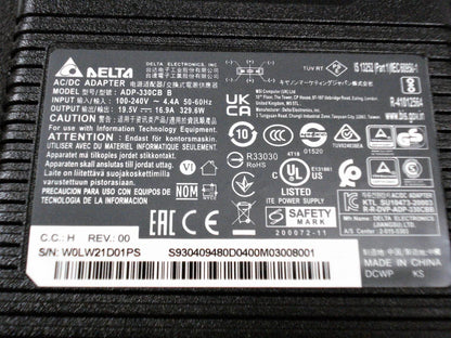 New OEM Delta ADP-330CB B 330W AC Adapter Charger for MSI Vector 16 HX & Vector 17 HX GP68HX GP76HX
