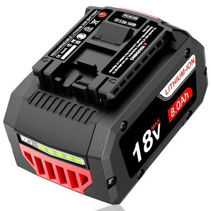 2-Pack Battery Replacement for Bosch BAT609 BAT610G BAT618 GSR18V-LI
