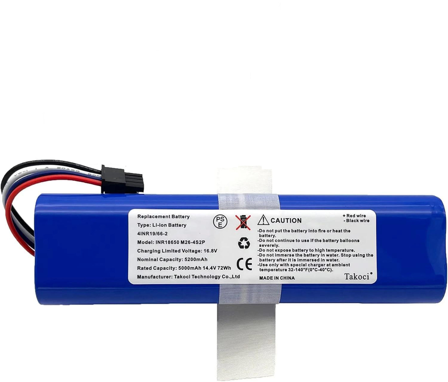 INR18650 M26-4S2P Replacement Battery for Eufy RoboVac L70 Hybrid T2190/T2190G21 Robot Vacuum