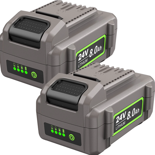 2PCS 24V 8.0Ah Battery for FLEX 24 Volt Replacement Lithium-Ion Battery 8000mAh US