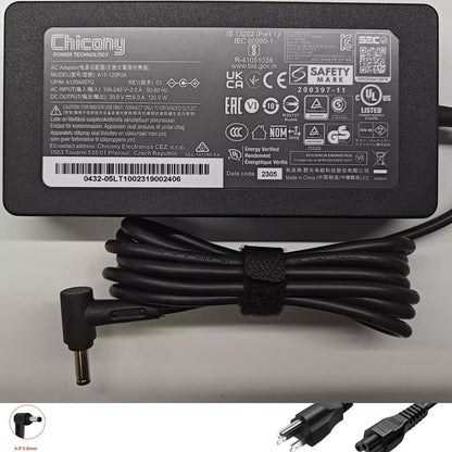 Original Chicony A17-120P2A 120W AC Adapter Charger for MSI GF63 Thin 11UC / 11UD