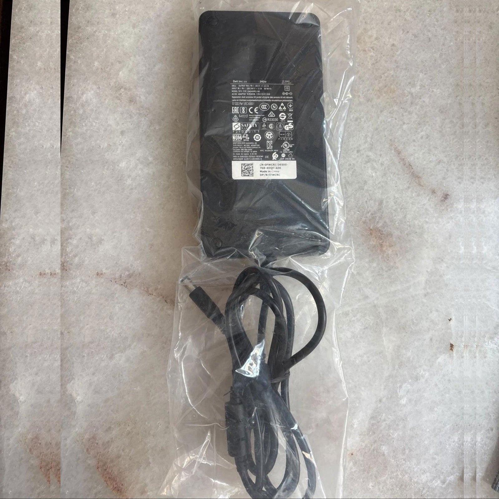 Original Dell LA240PM160 PA9E 240W Laptop Charger 19.5V 12.3A for Alienware & Precision Series