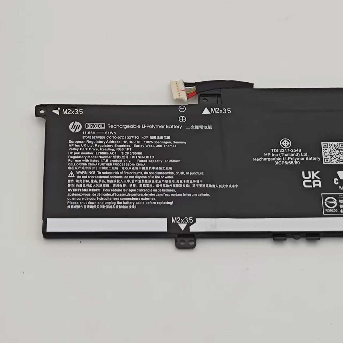 Genuine HP BN03XL Laptop Battery HSTNN-OB1