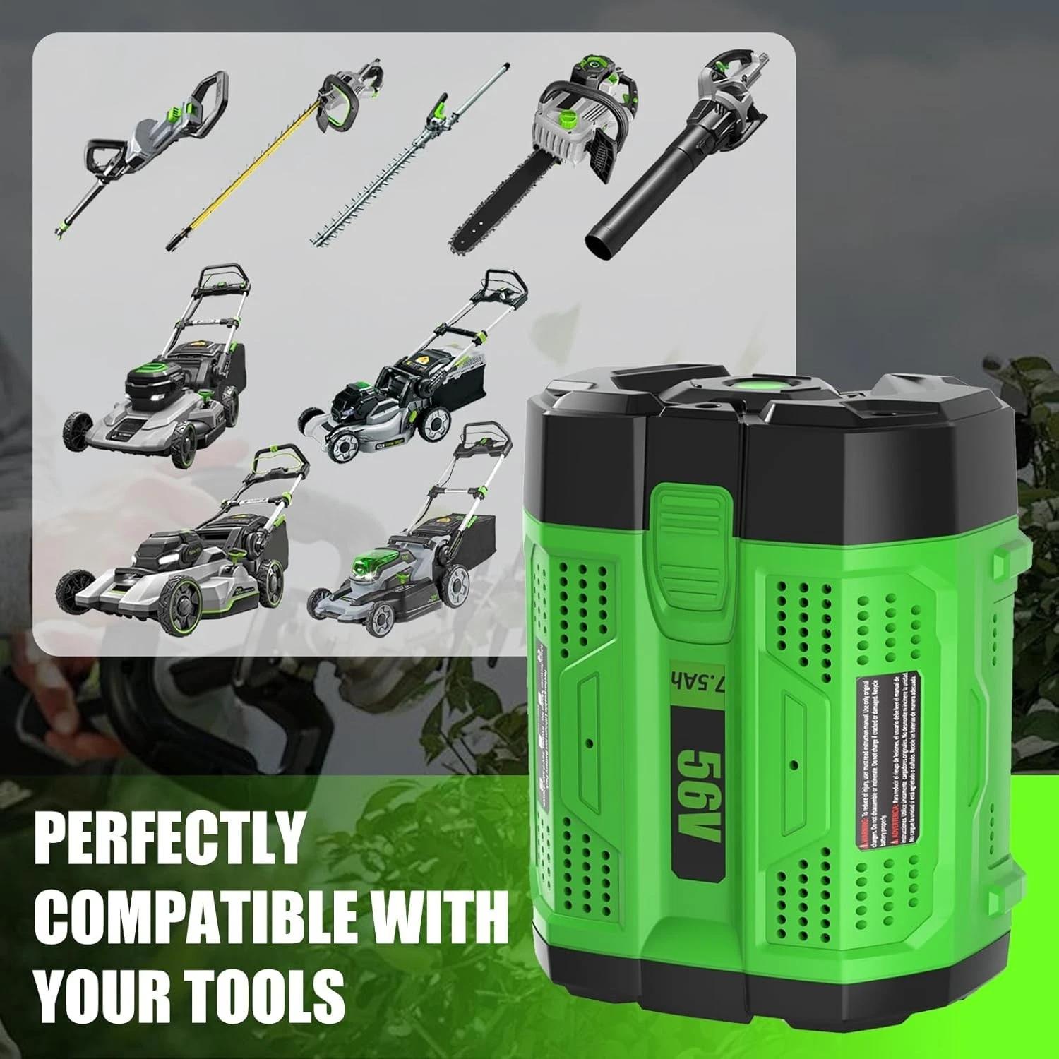 Upgraded BA2800T Lithium-Ion  Replacement Battery with Fuel Gauge for EGO Cordless Tools