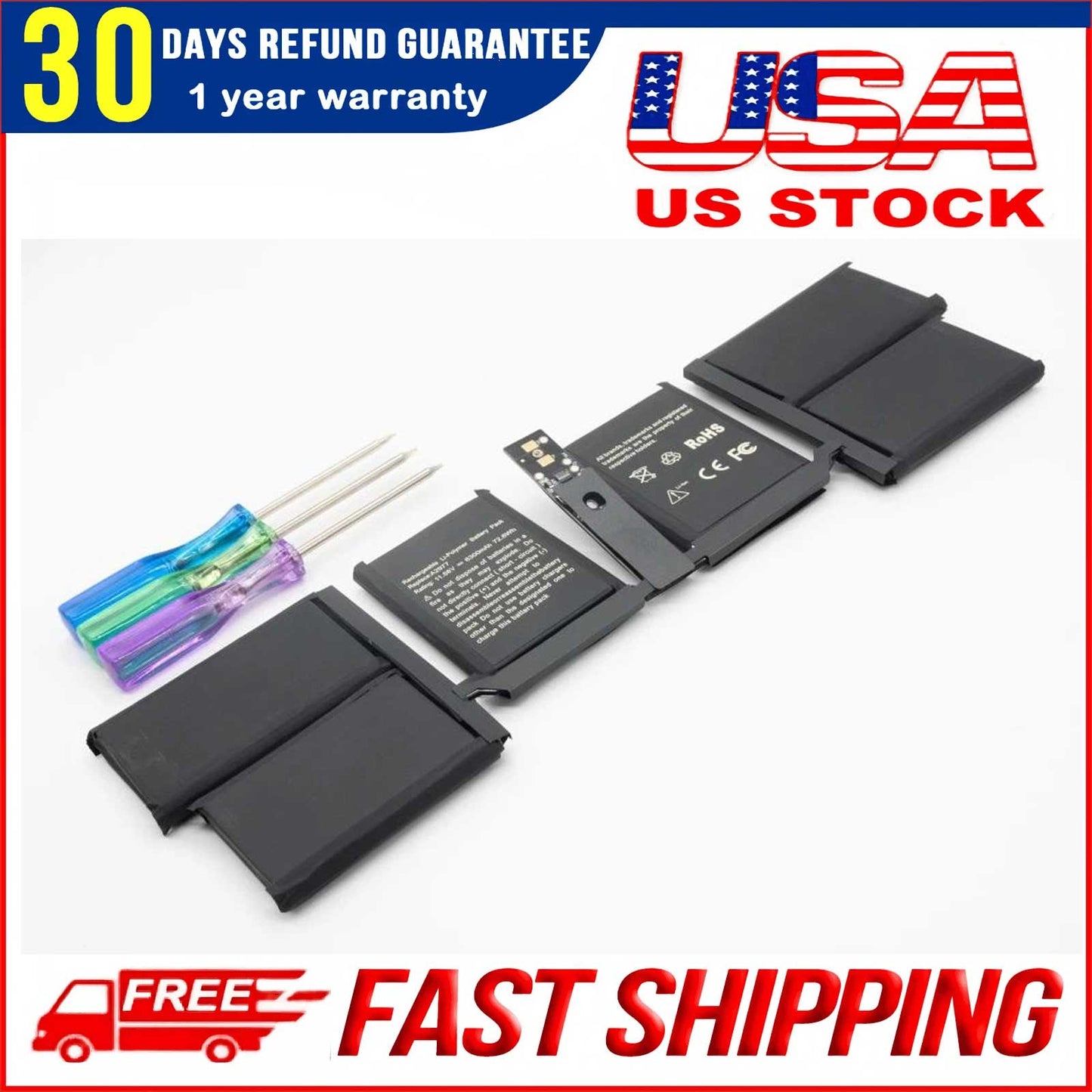 A2977 OEM Battery for Apple MacBook Pro 14" A2992 M3 Pro/Max Late 2023 Replacement